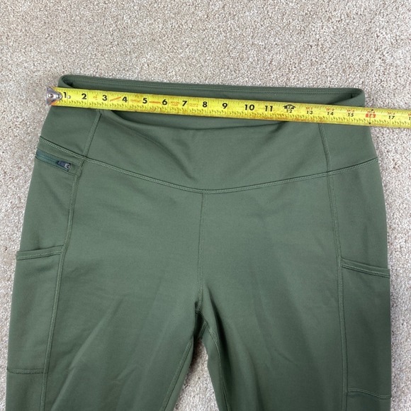 Patagonia Pack Out Tights Womens L Basin Green Hiking Leggings Pockets 21995 - Picture 6 of 10